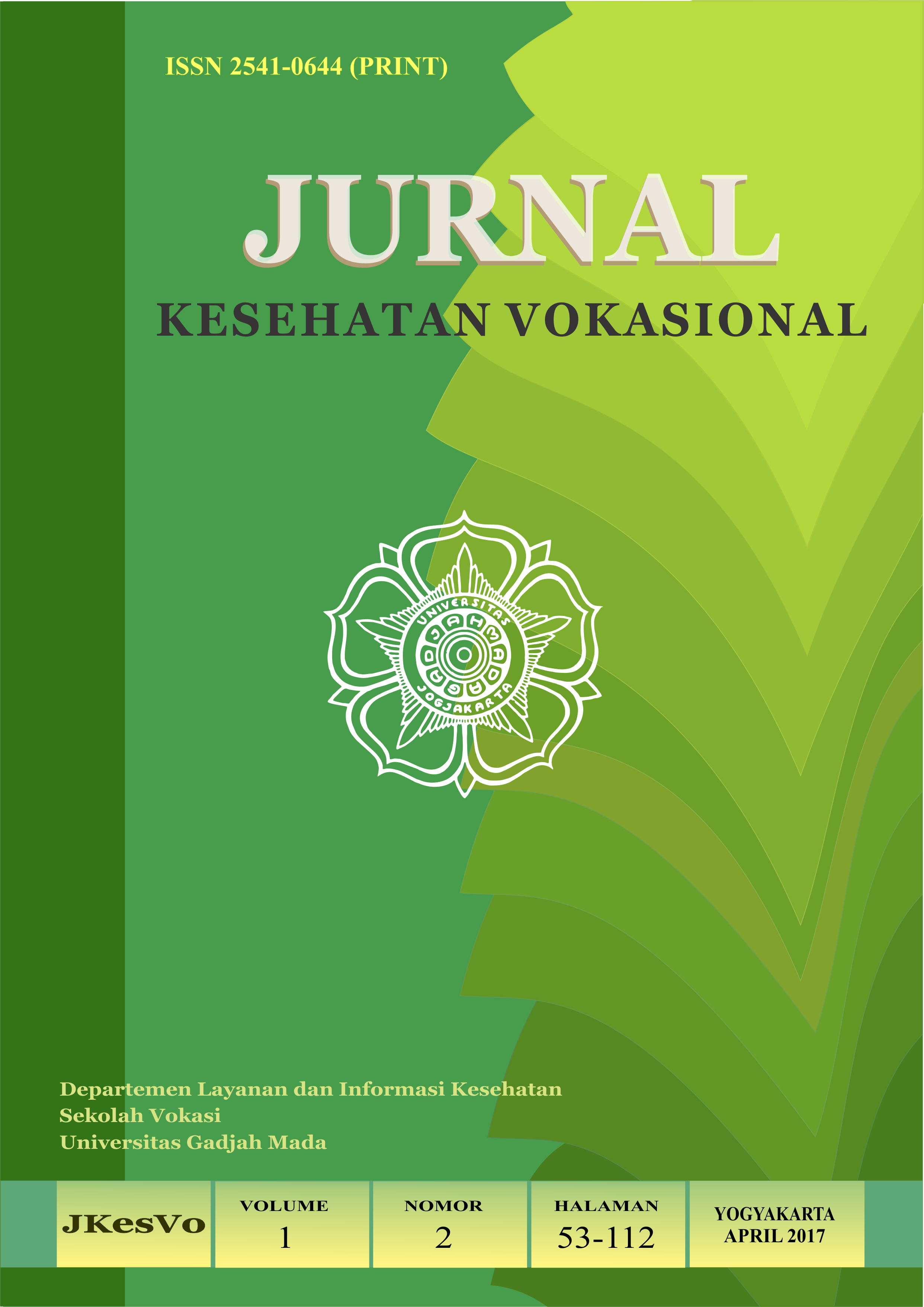 Cover Volume 1 No. 2