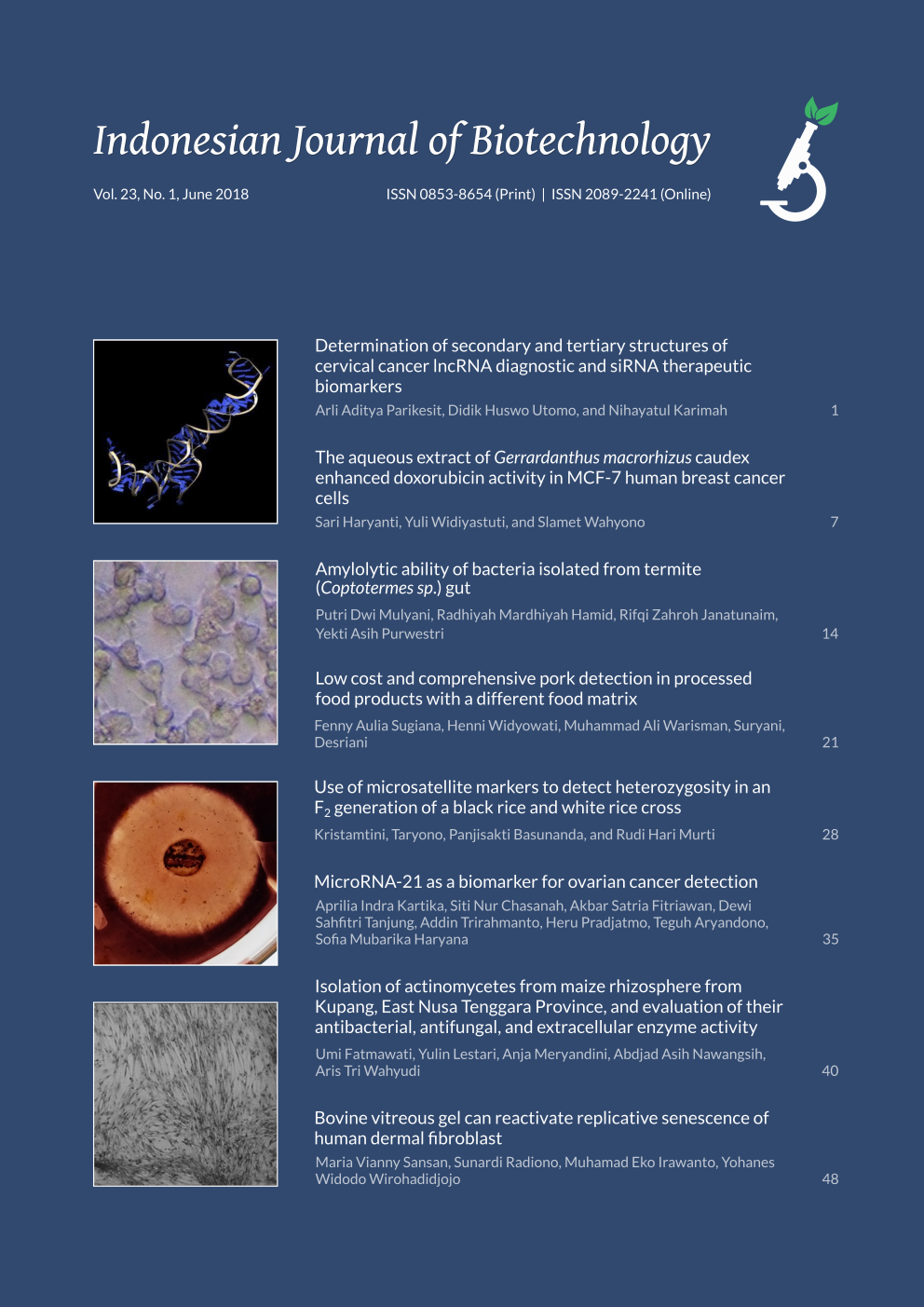 IJBiotech Vol. 23 No. 1 (2018)